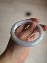 Load image into Gallery viewer, 56.9mm Certified type A 100% Natural white/light purple Jadeite bangle AC76-0322