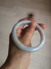 Load image into Gallery viewer, 56.9mm Certified type A 100% Natural white/light purple Jadeite bangle AC76-0322