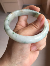 Load image into Gallery viewer, 57.7mm certified Type A 100% Natural light green/red/white Jadeite Jade bangle BP17-8109