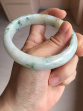 Load image into Gallery viewer, 57.7mm certified Type A 100% Natural light green/red/white Jadeite Jade bangle BP17-8109