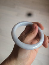 Load image into Gallery viewer, 56.9mm Certified type A 100% Natural white/light purple Jadeite bangle AC76-0322