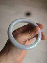 Load image into Gallery viewer, 56.9mm Certified type A 100% Natural white/light purple Jadeite bangle AC76-0322