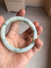 Load image into Gallery viewer, 57.7mm certified Type A 100% Natural light green/red/white Jadeite Jade bangle BP17-8109