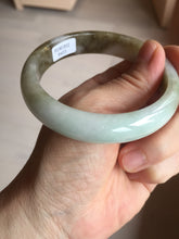 Load image into Gallery viewer, 59.2mm certified Type A 100% Natural green brown pink Jadeite Jade bangle BL120-9433