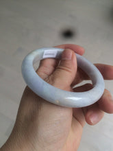 Load image into Gallery viewer, 56.9mm Certified type A 100% Natural white/light purple Jadeite bangle AC76-0322