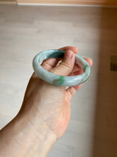 Load image into Gallery viewer, 56.5mm certificated Type A 100% Natural sunny green/dark green/white Jadeite Jade bangle Z132-2355