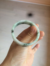 Load image into Gallery viewer, 51.7mm Certified type A 100% Natural sunny green/purple square Jadeite Jade  bangle AZ59-7279