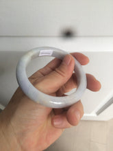 Load image into Gallery viewer, 56.9mm Certified type A 100% Natural white/light purple Jadeite bangle AC76-0322