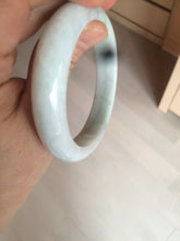 Load image into Gallery viewer, 58.4mm certified Type A 100% Natural light green white Jadeite Jade bangle AF90-2939