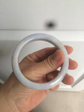 Load image into Gallery viewer, 56.9mm Certified type A 100% Natural white/light purple Jadeite bangle AC76-0322