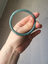 Load image into Gallery viewer, 53.2mm Certified Type A 100% Natural light green/blue slim round cut Guatemala Jadeite bangle BS61-4632