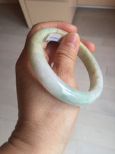 Load image into Gallery viewer, 58mm Certificate 100% natural type A light green yellow brown jadeite jade bangle D159-5351