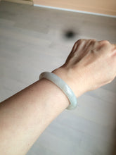 Load image into Gallery viewer, 50mm Certified Type A 100% Natural icy white/yellow Jadeite Jade bangle AH73-7285
