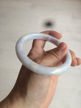 Load image into Gallery viewer, 59mm Certified type A 100% Natural white/light purple Jadeite bangle AC75-0312