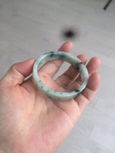 Load image into Gallery viewer, 51.7mm Certified type A 100% Natural sunny green/purple square Jadeite Jade  bangle AZ59-7279