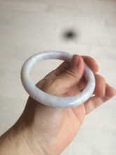 Load image into Gallery viewer, 59mm Certified type A 100% Natural white/light purple Jadeite bangle AC75-0312