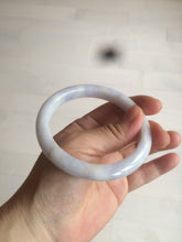 Load image into Gallery viewer, 59mm Certified type A 100% Natural white/light purple Jadeite bangle AC75-0312