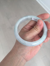 Load image into Gallery viewer, 57.5mm Certified 100% natural Type A light green white jadeite jade bangle B116-5269