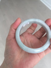 Load image into Gallery viewer, 57.5mm Certified 100% natural Type A light green white jadeite jade bangle B116-5269