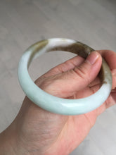 Load image into Gallery viewer, 59.2mm certified Type A 100% Natural green brown pink Jadeite Jade bangle BL120-9433