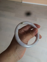 Load image into Gallery viewer, 59mm Certified type A 100% Natural white/light purple Jadeite bangle AC75-0312