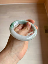 Load image into Gallery viewer, 56.4mm certificated Type A 100% Natural sunny green Jadeite Jade bangle Z128-2357