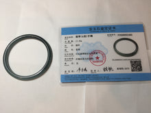 Load image into Gallery viewer, 58mm Certified Type A 100% Natural dark green/blue/gray Guatemala slim round cut Jadeite bangle PD179-2482