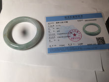 Load image into Gallery viewer, 57.4mm Certified Type A 100% Natural light yellow/blue/green Jadeite Jade bangle BK22-4406
