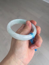 Load image into Gallery viewer, 56mm certified 100% natural icy watery sunny green purple jadeite jade bangle BN57-06970