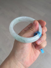 Load image into Gallery viewer, 56mm certified 100% natural icy watery sunny green purple jadeite jade bangle BN57-06970