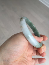 Load image into Gallery viewer, 57.5mm Certified 100% natural Type A dark green jadeite jade bangle AX131-7690