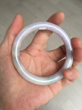Load image into Gallery viewer, 56.5mm 100% natural type A white/purple/blue/green round cut jadeite jade bangle BL117-9431