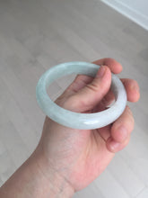 Load image into Gallery viewer, 58.8mm Certified Type A 100% Natural icy watery green white Jadeite Jade bangle BH86-9115