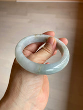 Load image into Gallery viewer, 54.8mm certified type A 100% Natural icy watery green/white/brown  jadeite jade bangle Z126-4403