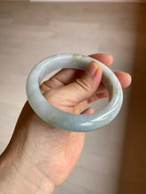 Load image into Gallery viewer, 54.8mm certified type A 100% Natural icy watery green/white/brown  jadeite jade bangle Z126-4403