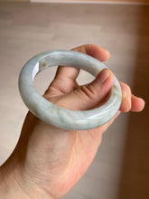 Load image into Gallery viewer, 54.8mm certified type A 100% Natural icy watery green/white/brown  jadeite jade bangle Z126-4403