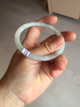Load image into Gallery viewer, 55.9mm Certified Type A 100% Natural white/light green/gray/black(WuJi) Jadeite Jade bangle BG210-8573