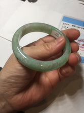 Load image into Gallery viewer, 52.9mm certified 100% natural Type A sunny green jadeite jade bangle PB163-4653