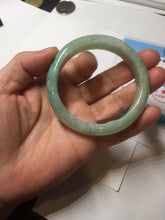 Load image into Gallery viewer, 52.9mm certified 100% natural Type A sunny green jadeite jade bangle PB163-4653