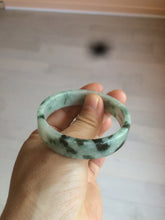 Load image into Gallery viewer, 51.7mm Certified type A 100% Natural sunny green/purple square Jadeite Jade  bangle AZ57-7272