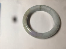 Load image into Gallery viewer, 54.8mm  certified type A 100% Natural green/yellow/purple(FU LU SHOU) jadeite jade bangle M82-2114