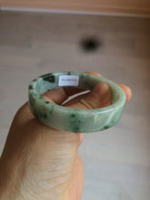 Load image into Gallery viewer, 51.7mm Certified type A 100% Natural sunny green/purple square Jadeite Jade  bangle AZ57-7272