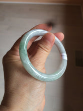 Load image into Gallery viewer, 50.8mm Certified Type A 100% Natural light green/purple/yellow(FU LU SHOU) round cut Jadeite Jade bangle Z135-2803