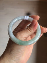 Load image into Gallery viewer, 50.8mm Certified Type A 100% Natural light green/purple/yellow(FU LU SHOU) round cut Jadeite Jade bangle Z135-2803