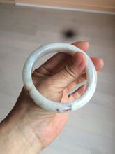 Load image into Gallery viewer, 56.8mm certified 100% natural type A light green/white/red  jadeite jade bangle AR81-4080