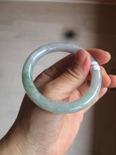 Load image into Gallery viewer, 50.8mm Certified Type A 100% Natural light green/purple/yellow(FU LU SHOU) round cut Jadeite Jade bangle Z135-2803