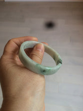 Load image into Gallery viewer, 51.7mm Certified type A 100% Natural sunny green/purple square Jadeite Jade  bangle AZ56-7274