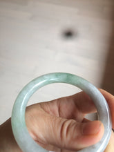 Load image into Gallery viewer, 50.8mm Certified Type A 100% Natural light green/purple/yellow(FU LU SHOU) round cut Jadeite Jade bangle Z135-2803