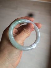 Load image into Gallery viewer, 50.8mm Certified Type A 100% Natural light green/purple/yellow(FU LU SHOU) round cut Jadeite Jade bangle Z135-2803