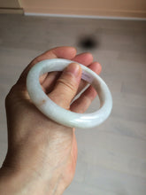 Load image into Gallery viewer, 56.8mm certified 100% natural type A light green/white/red  jadeite jade bangle AR81-4080